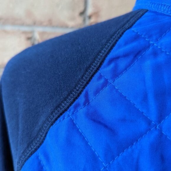 Ralph Lauren blue quilted athletic zip jacket - Picture 4 of 5